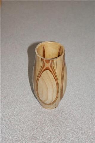 Segmented vase by Bernard Slingsby